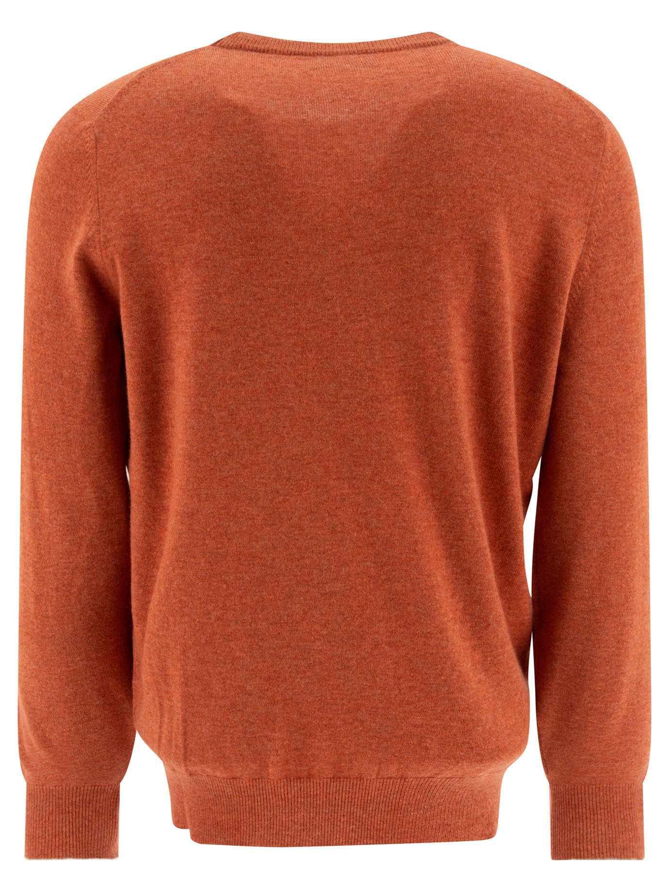 BRUNELLO CUCINELLI Orange Cashmere sweater